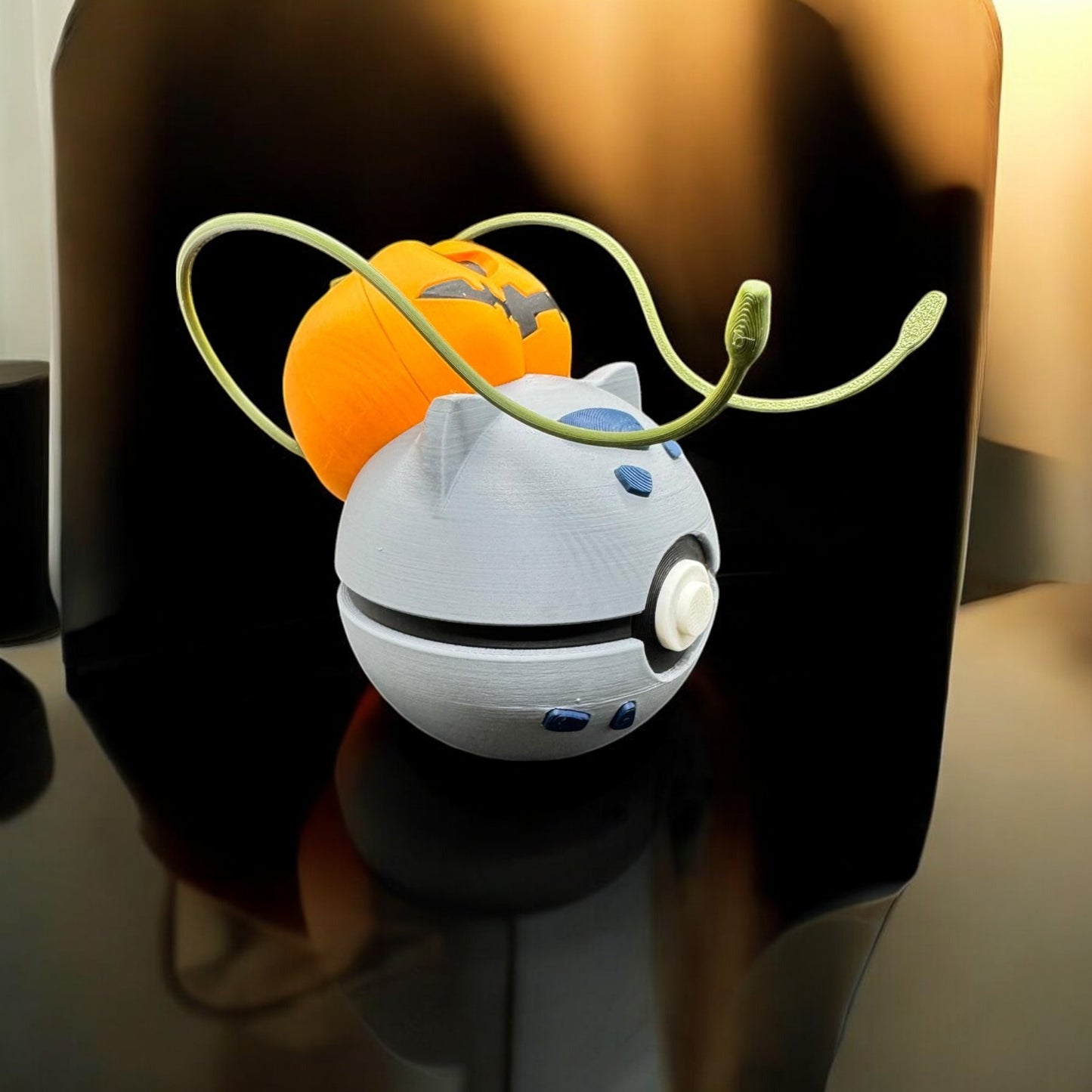 0001H - Bulbasaur Halloween Poke Ball - Stampa 3D