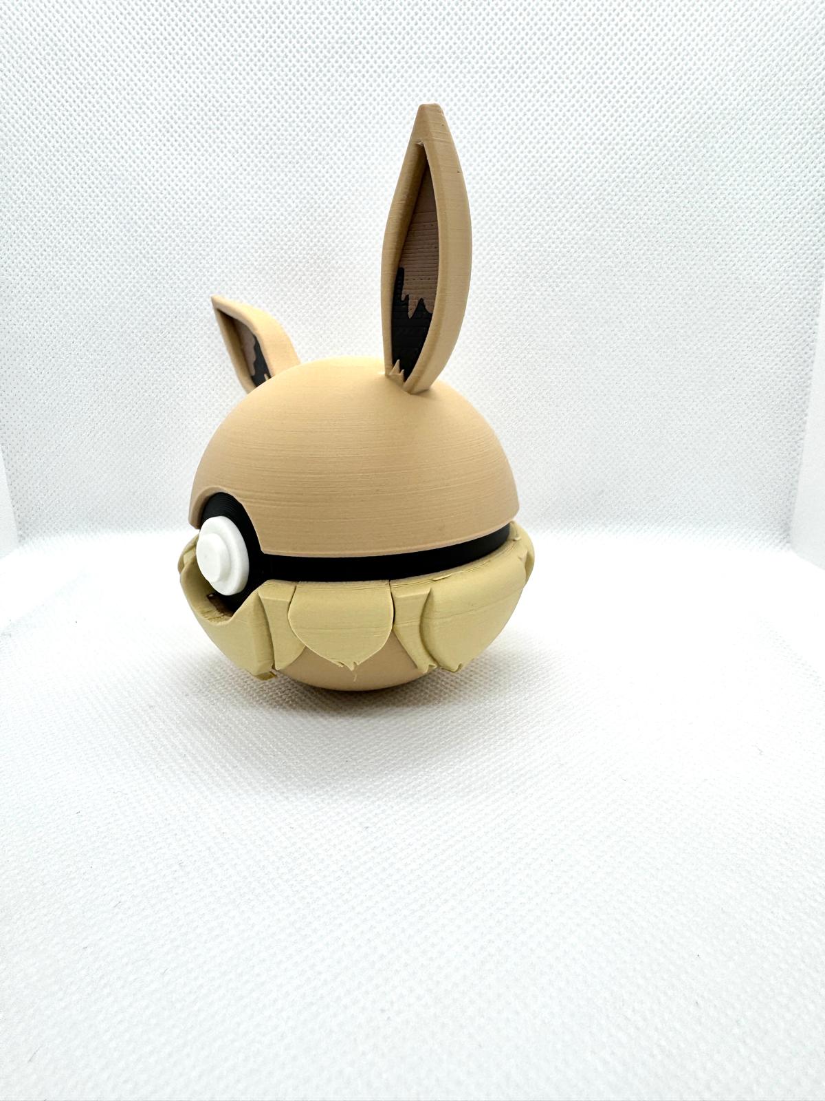0133 - Eevee Poke Ball Stampa 3D