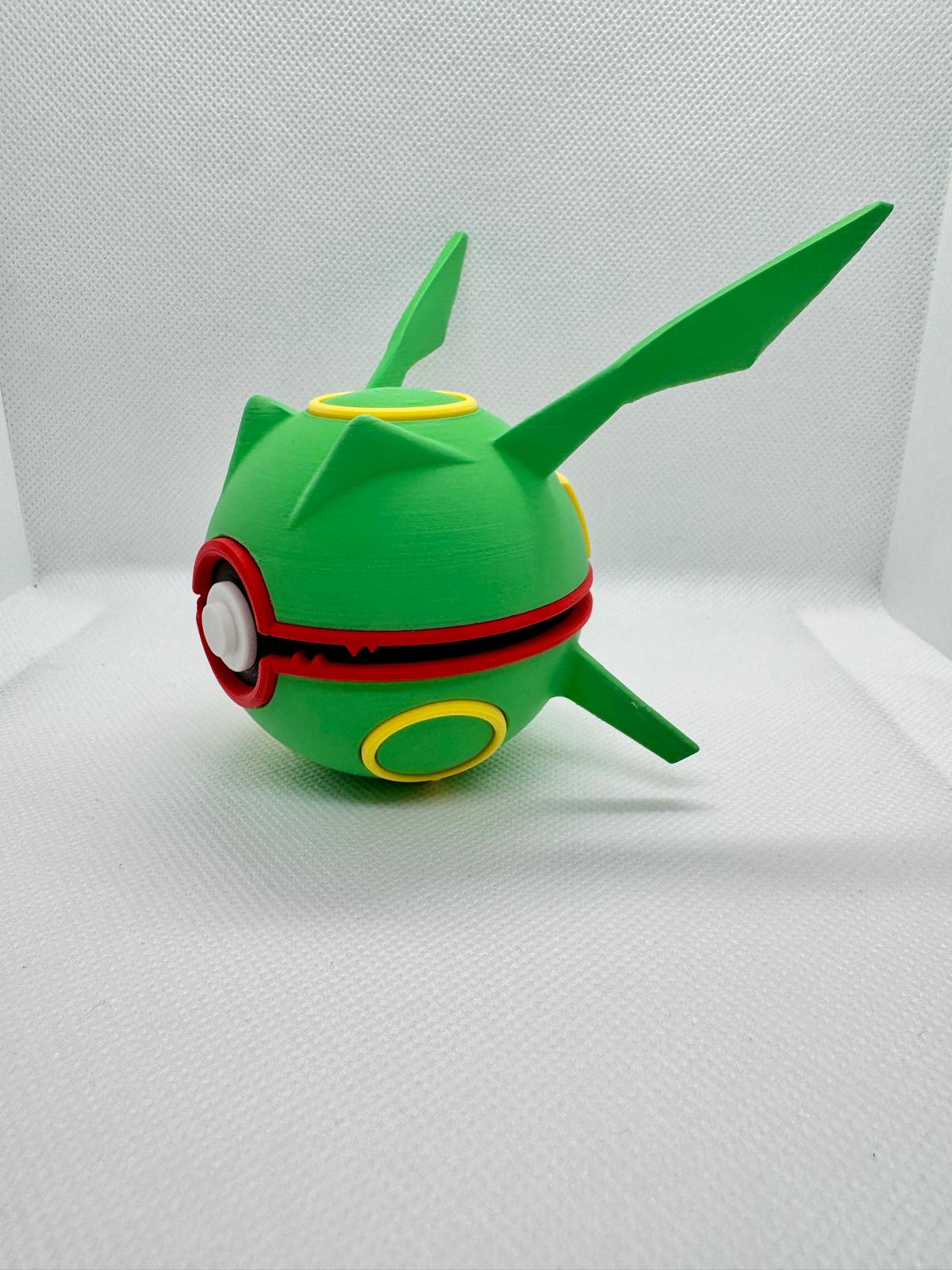 0384 - Rayquaza Poke Ball Stampa 3D