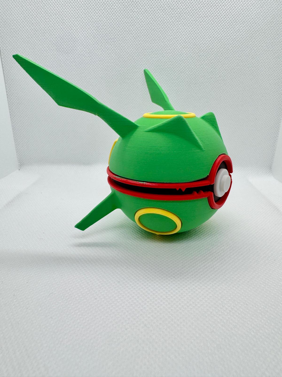 0384 - Rayquaza Poke Ball Stampa 3D