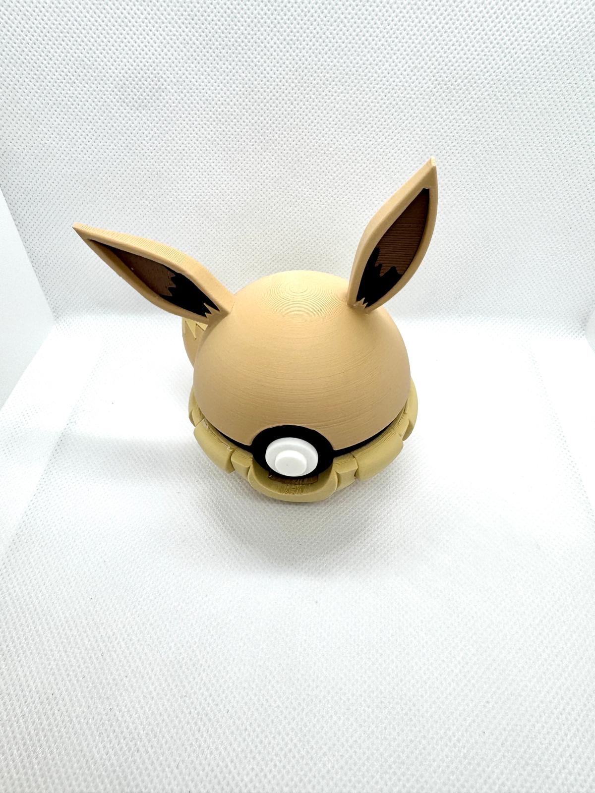 0133 - Eevee Poke Ball Stampa 3D
