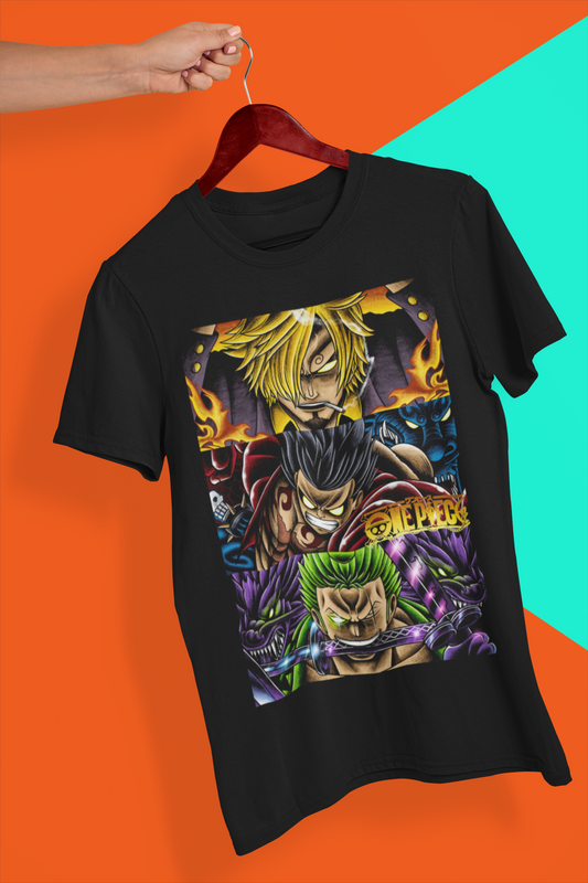 One Piece T-Shirt Luffy Zoro Sanji