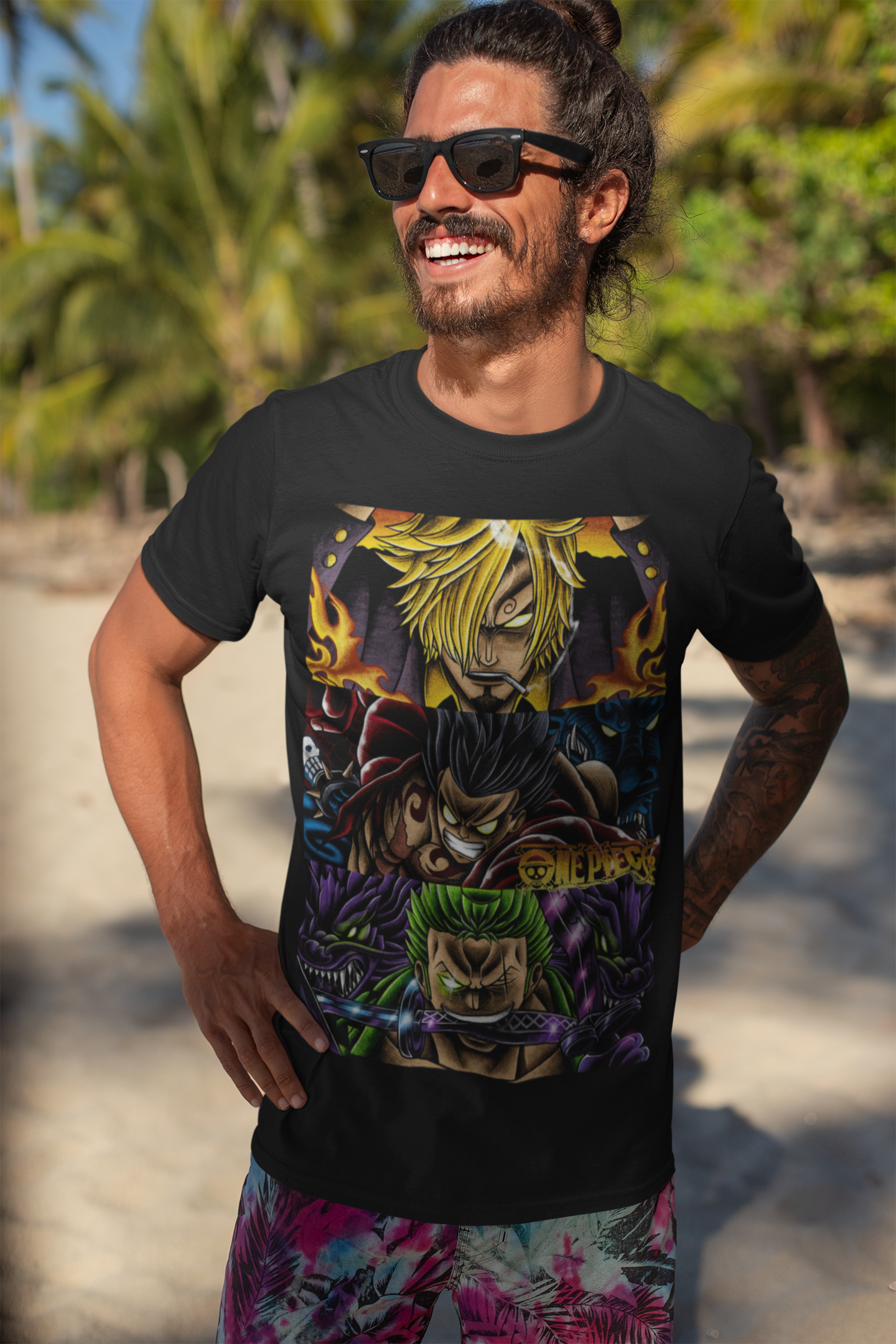 One Piece T-Shirt Luffy Zoro Sanji