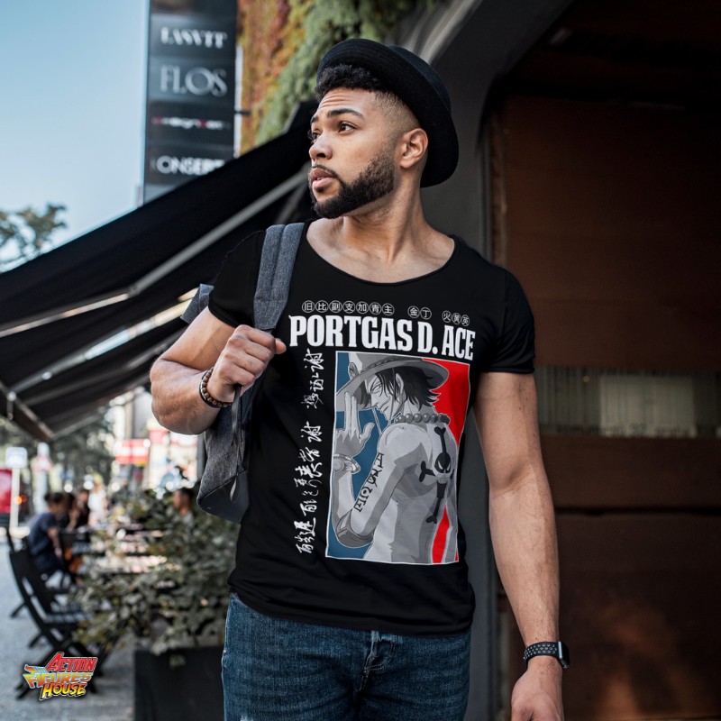 One Piece T-Shirt Portgas Ace
