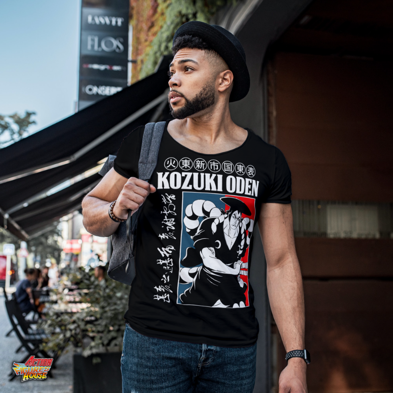 One piece T-Shirt Kozuki Oden B/W