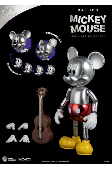 Disney 100 Years of Wonder Dynamic 8ction Heroes Action Figure 1/9 Mickey Mouse 16 cm