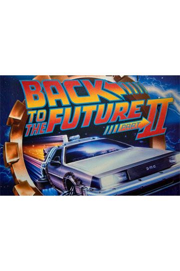 Back to the Future 2 WoodArts 3D Wooden Wall Art It's about time 30 x 40 cm