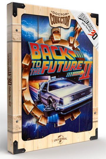 Back to the Future 2 WoodArts 3D Wooden Wall Art It's about time 30 x 40 cm