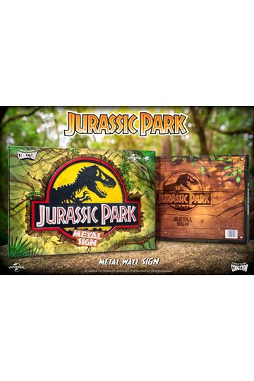 Jurassic Park Metal Sign Logo