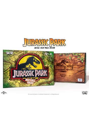 Jurassic Park Metal Sign Logo