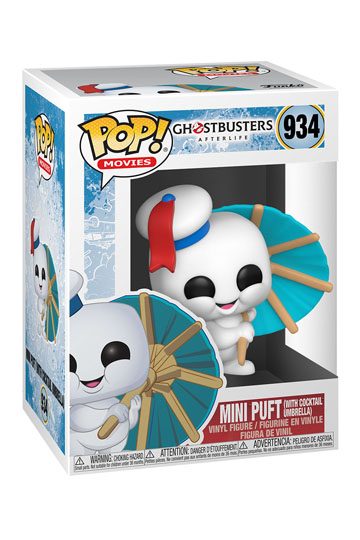 Ghostbusters: Afterlife POP! Vinyl Figure Mini Puft w/Cocktail Umbrella 9 cm