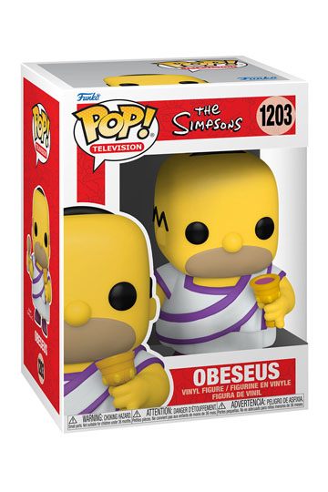 The Simpsons POP! Animation Vinyl Figure Obeseus the Wide 9 cm