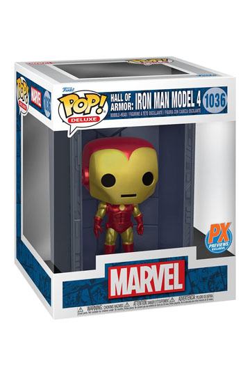 Marvel POP! Deluxe Vinyl Figure Hall of Armor Iron Man Model 4 PX Exclusive 9 cm