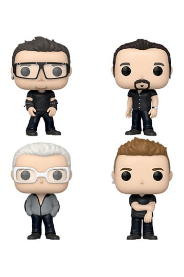 U2 POP! Albums DLX Vinyl Figure 4-Pack POP 9 cm