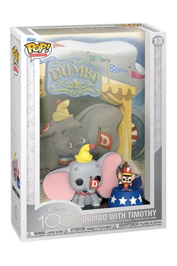 Disney's 100th Anniversary POP! Movie Poster & Figure Dumbo 9 cm