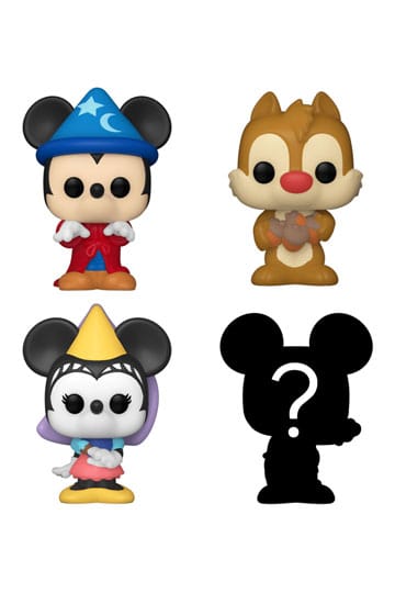 Disney Bitty POP! Vinyl Figure 4-Pack Sorcerer Mickey 2,5 cm