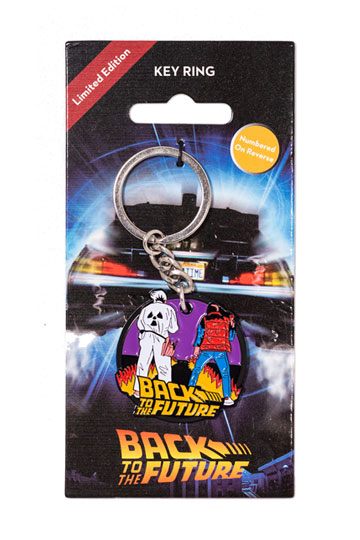 Back to the Future Metal Keychain Marty & Doc