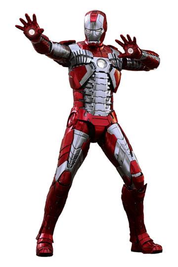 Iron Man 2 Movie Masterpiece Series Diecast Action Figure 1/6 Iron Man Mark V 32 cm