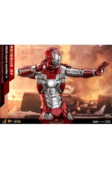 Iron Man 2 Movie Masterpiece Series Diecast Action Figure 1/6 Iron Man Mark V 32 cm