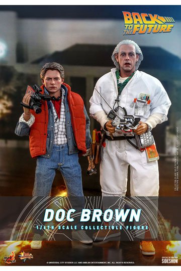 Back To The Future Movie Masterpiece Action Figure 1/6 Doc Brown 30 cm