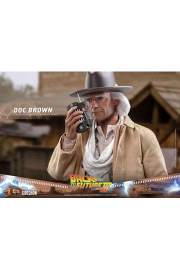 Back To The Future III Movie Masterpiece Action Figure 1/6 Doc Brown 32 cm