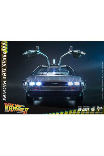 Back to the Future II Movie Masterpiece Vehicle 1/6 DeLorean Time Machine 72 cm
