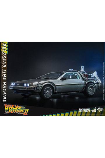 Back to the Future II Movie Masterpiece Vehicle 1/6 DeLorean Time Machine 72 cm