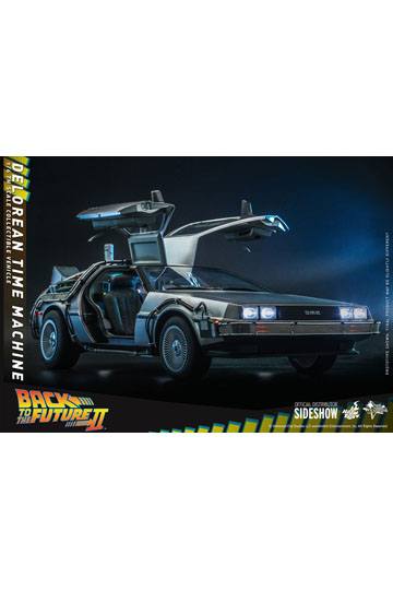 Back to the Future II Movie Masterpiece Vehicle 1/6 DeLorean Time Machine 72 cm