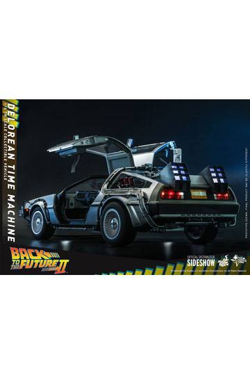Back to the Future II Movie Masterpiece Vehicle 1/6 DeLorean Time Machine 72 cm