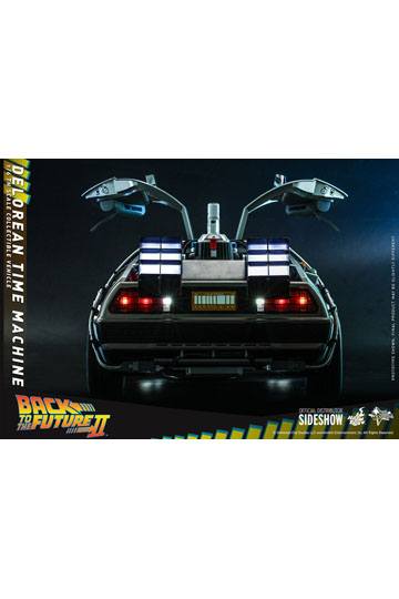 Back to the Future II Movie Masterpiece Vehicle 1/6 DeLorean Time Machine 72 cm