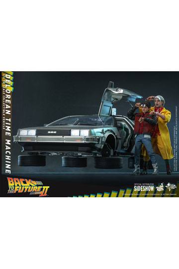 Back to the Future II Movie Masterpiece Vehicle 1/6 DeLorean Time Machine 72 cm