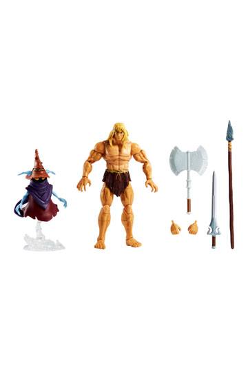 Masters of the Universe: Revelation Masterverse Action Figures 2022 Deluxe Savage He-Man & Orko 18 cm