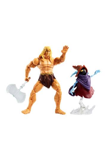 Masters of the Universe: Revelation Masterverse Action Figures 2022 Deluxe Savage He-Man & Orko 18 cm