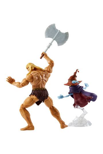 Masters of the Universe: Revelation Masterverse Action Figures 2022 Deluxe Savage He-Man & Orko 18 cm