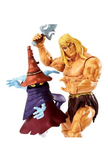 Masters of the Universe: Revelation Masterverse Action Figures 2022 Deluxe Savage He-Man & Orko 18 cm