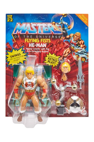 Masters of the Universe Origins Deluxe Action Figure 2022 Flying Fists He-Man 14 cm