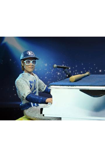 Elton John Clothed Action Figure Live in '75 Deluxe Set 20 cm