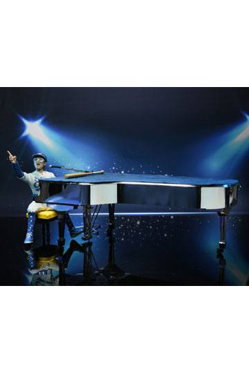 Elton John Clothed Action Figure Live in '75 Deluxe Set 20 cm