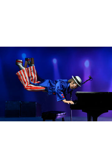 Elton John Clothed Action Figure Live in '76 Deluxe Set 20 cm