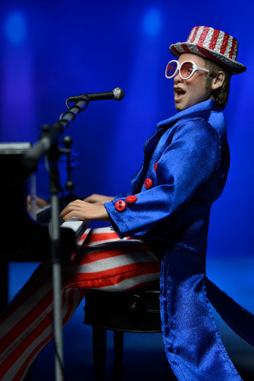 Elton John Clothed Action Figure Live in '76 Deluxe Set 20 cm
