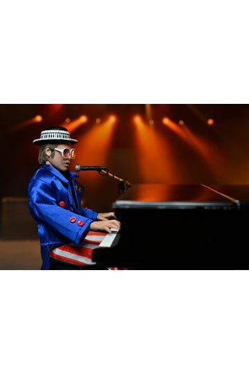 Elton John Clothed Action Figure Live in '76 Deluxe Set 20 cm