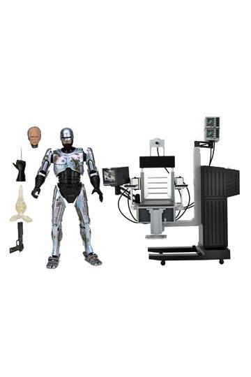 RoboCop Action Figure Ultimate Battle Damaged RoboCop with Chair 18 cm