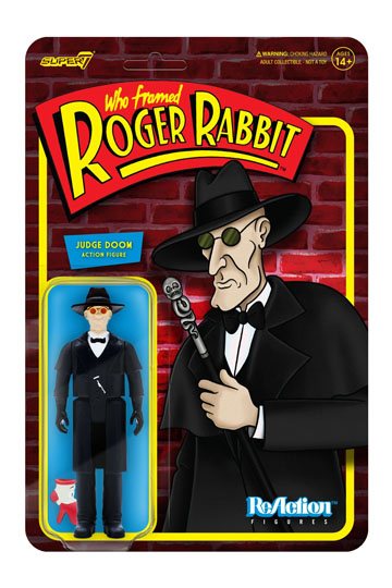Who Framed Roger Rabbit ReAction Action Figure Judge Doom 10 cm