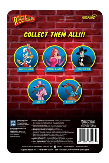 Who Framed Roger Rabbit ReAction Action Figure Jessica Rabbit 10 cm