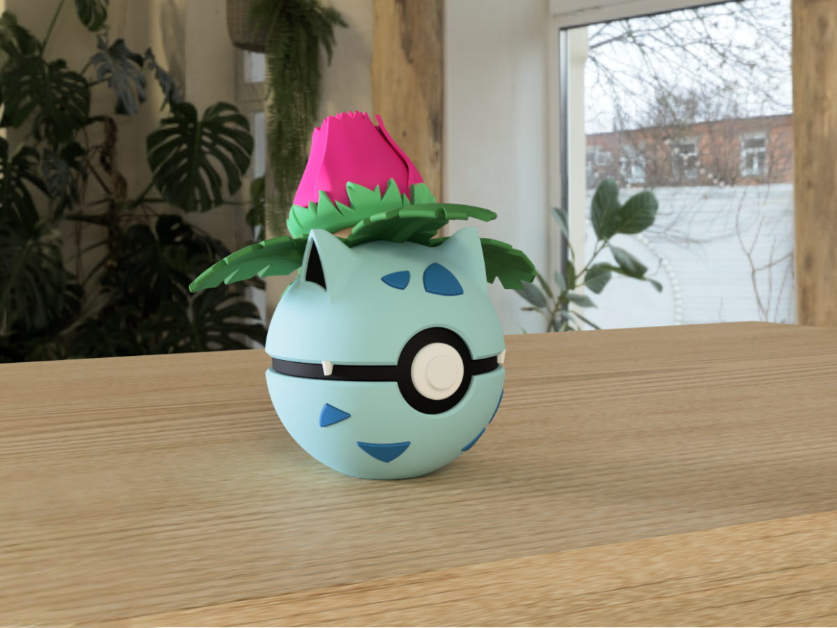 0002 - Ivysaur Poke Ball