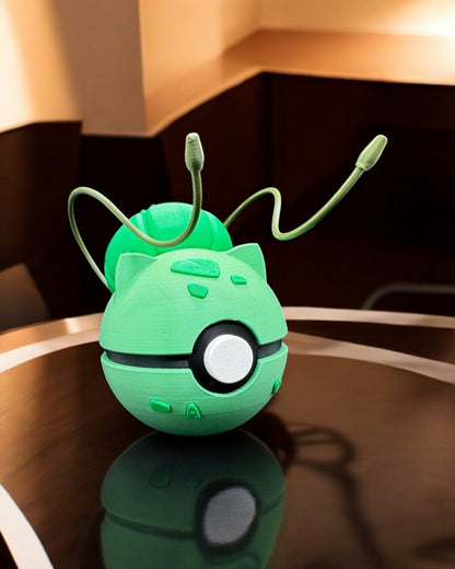 0001 - Bulbasaur Poke Ball - Stampa 3D