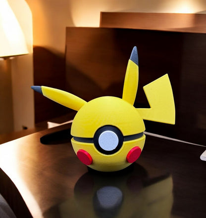 0025 - Pikachu Poke Ball - Stampa 3D