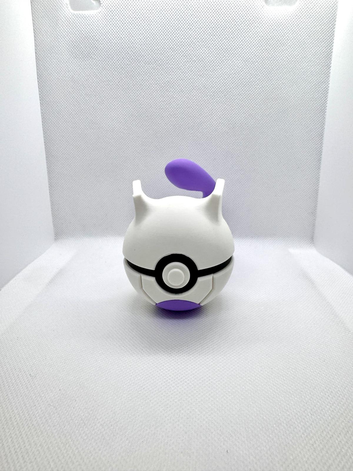 0150 - Mewtwo Poke Ball Stampa 3D