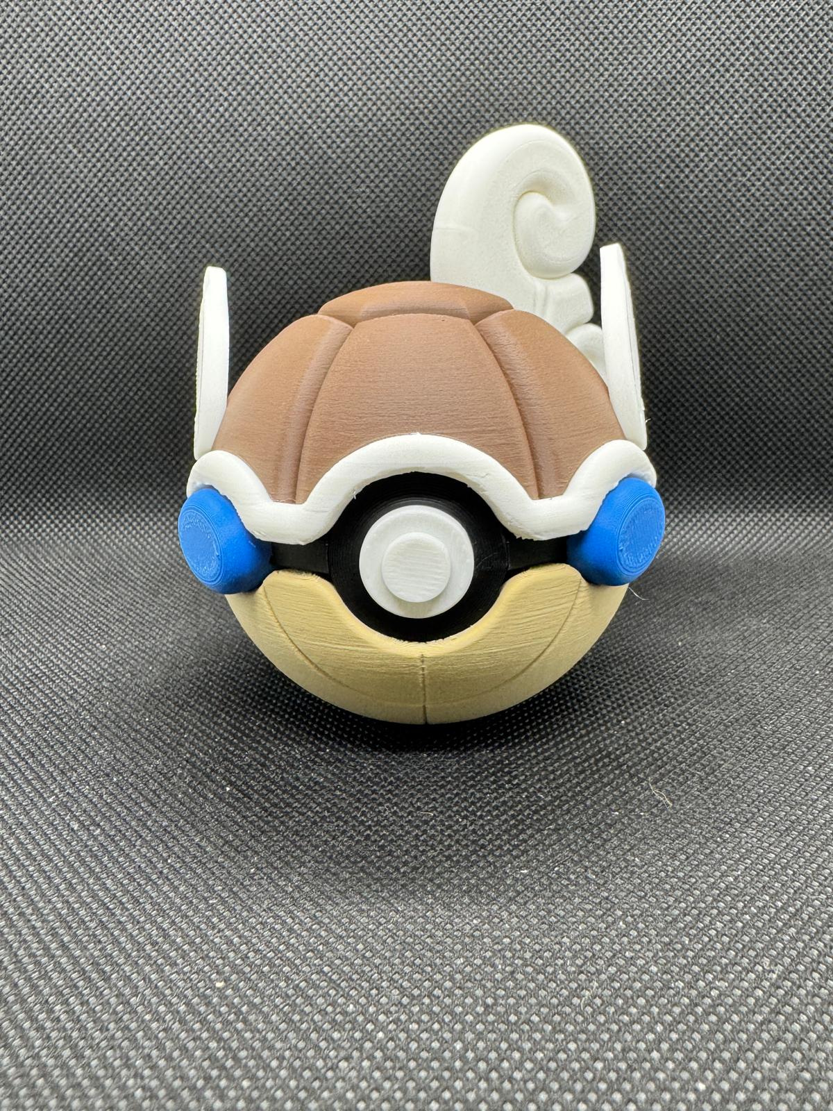 #0008 Wartortle Poke Ball - Stampa 3D