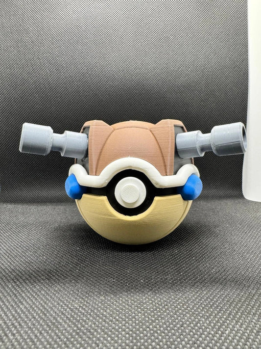 #0009 Blastoise Poke Ball - Stampa 3D